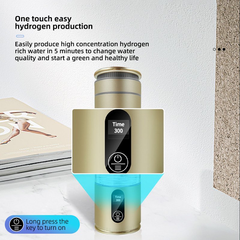 High Concentration H2 Hydrogen Bottle Portable SPE PEM Technology Hydrogen Water Generator Hydrogen Inhailer