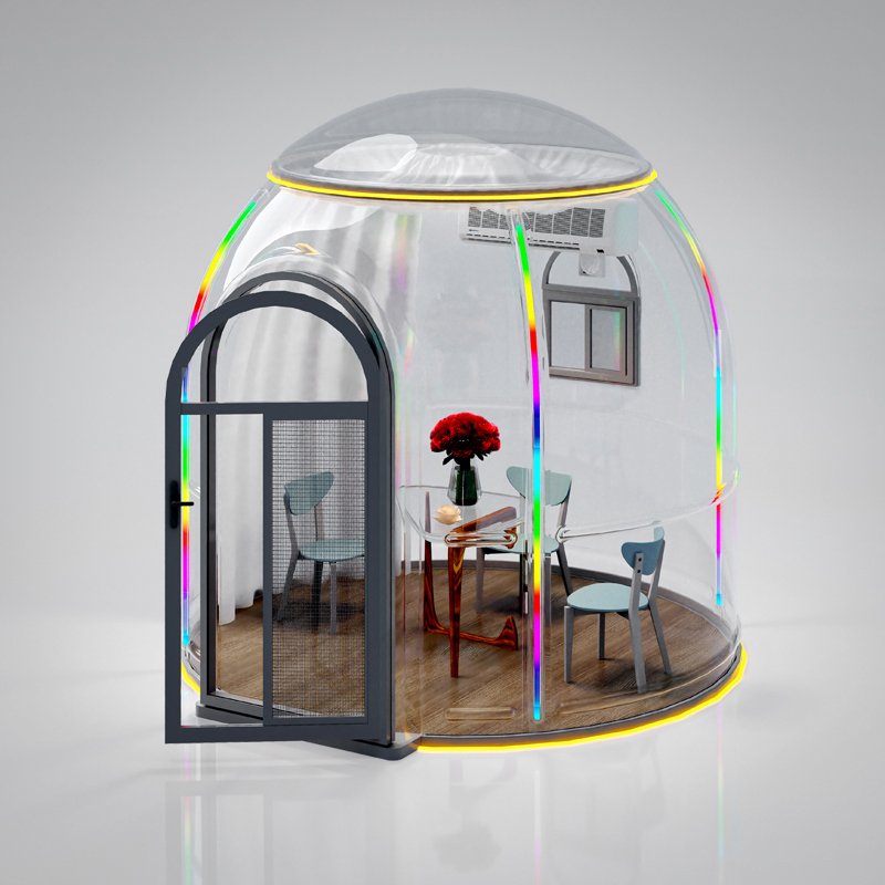 Custom Size Outdoor See Through Bubble Tent Clear Igloo Geodesic Dome House