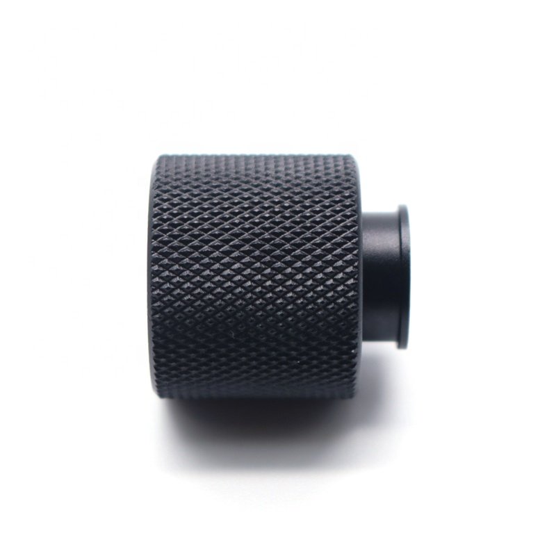 Custom Precision Knurled Thumb Aluminum Electric Volume Thumb Rotary Audio Switch Control Knob OEM CNC Parts
