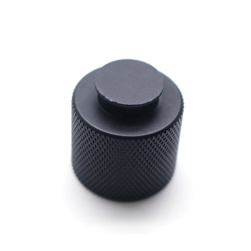 Custom Precision Knurled Thumb Aluminum Electric Volume Thumb Rotary Audio Switch Control Knob OEM CNC Parts