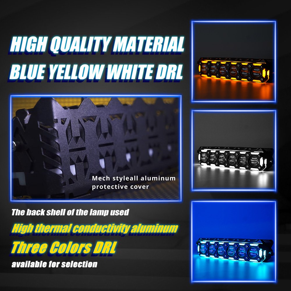 MOTOLED Exploradoras Para Moto Luces Para Moto Farol Auxiliar Moto Motorcycle Headlight 6 Lamp 140W 30000LM AC DC 8 80V
