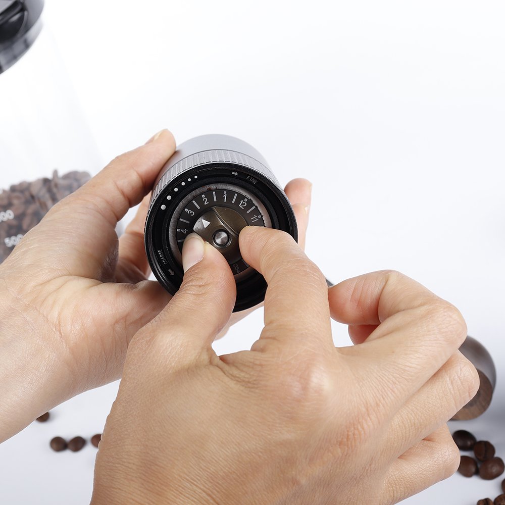 Professional Portable Coffee Grinder Machine Manual Household Adjustable Hand Manual Coffee Bean Grinder