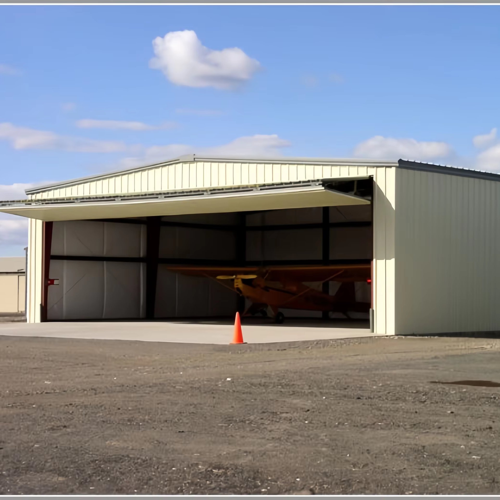 Low Cost Prefabricated Mental Building Steel Structure Airplane Aircraft Hangar