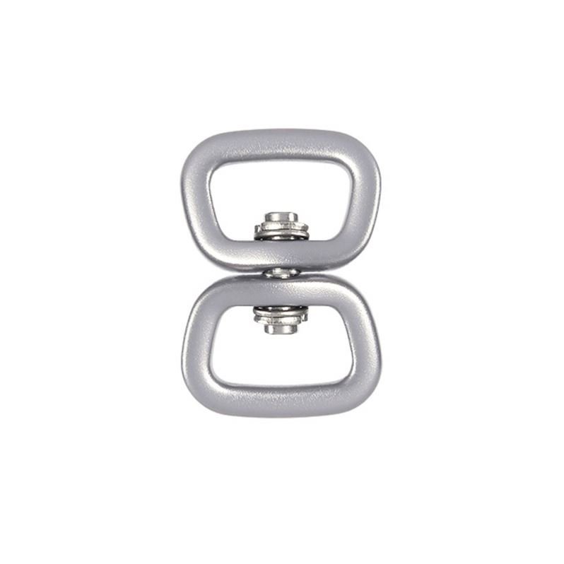 4KN Outdoor Aluminum Alloy Universal Swivel Device Carabiner Snap Hook Clip for Pet Leash Connection Swivel Ring