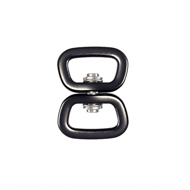 4KN Outdoor Aluminum Alloy Universal Swivel Device Carabiner Snap Hook Clip for Pet Leash Connection Swivel Ring