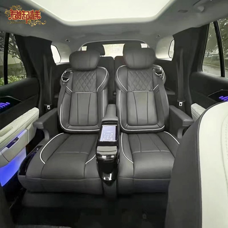 Aviation Seat HONG QI E-HS9 Minimalist Style Light Luxury Leather Car Seats Wholesale Customized Leather Car Seats