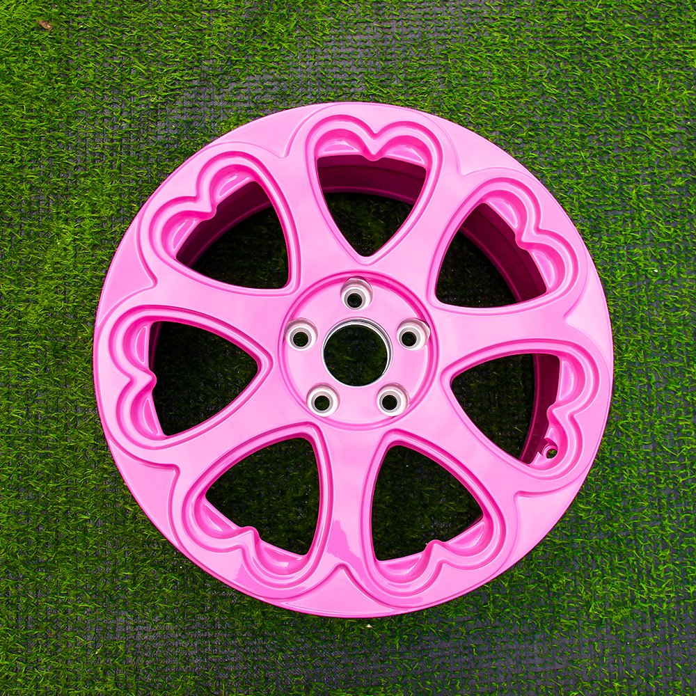 Custom pink 1-piece Forged Wheel Custom Size Rim 17 18 19 20 21 22 24 26 Inch Aluminum Alloy Wheels for Passenger Car 5X120