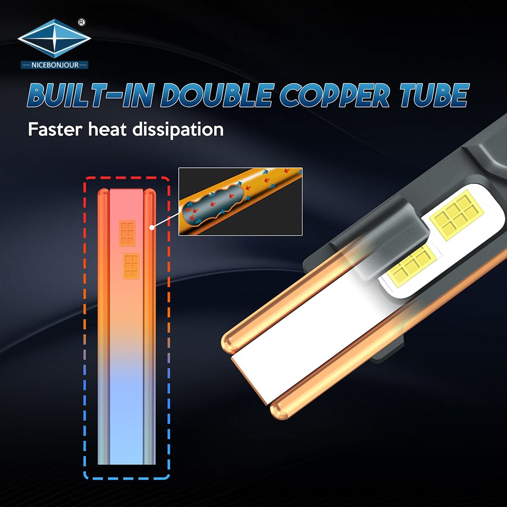 OEM Auto Parts LED Head Light with Fan H1 H3 H7 H11 9005 9006 9007 H4 110W 11000lm Led Headlight Bulb