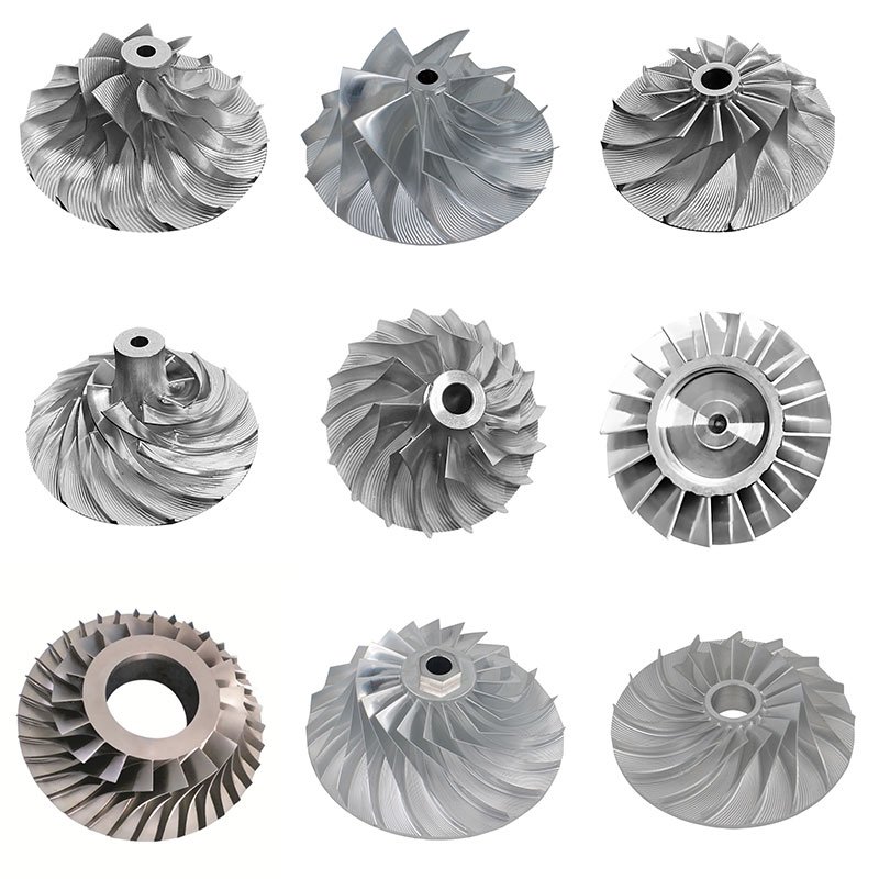 Accuracy 0.001mm Custom Superalloy Nickel Titanium Alloy Casting Machining Forging Turbine Impeller for Siemens Engine