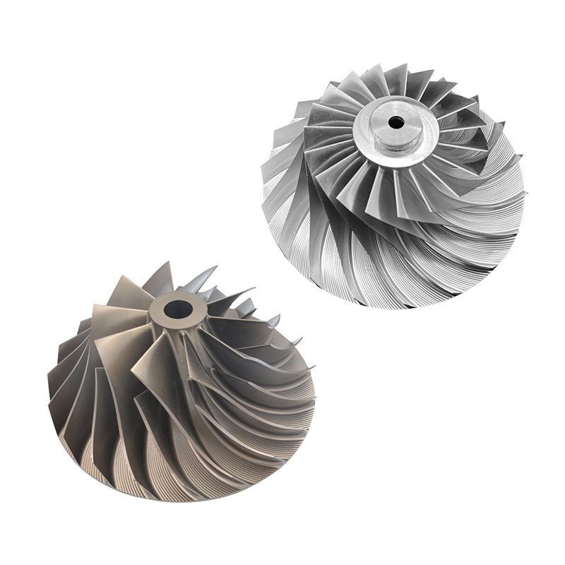 Accuracy 0.001mm Custom Superalloy Nickel Titanium Alloy Casting Machining Forging Turbine Impeller for Siemens Engine