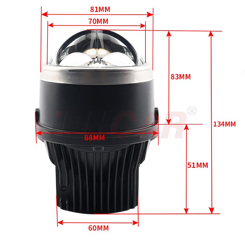 GCAR Wholesale 3.0 Inch 45W Retrofit Optical Led Fog Lamp With Double Laser
