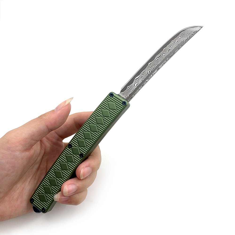 Best Selling Warriors Damascus Steel Self Defense Pocket Knives Outdoor Camping EDC Tool Tactical Survival Folding Knife