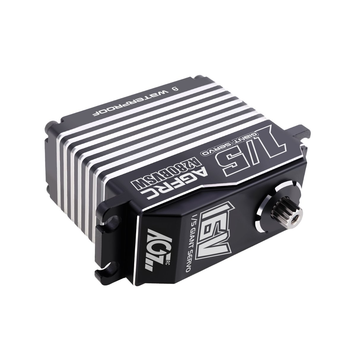 AGFRC Waterproof IP67 0.080sec 125kg 1/5 Giant Brushless Servo RC For Large Airplanes/Helicopters
