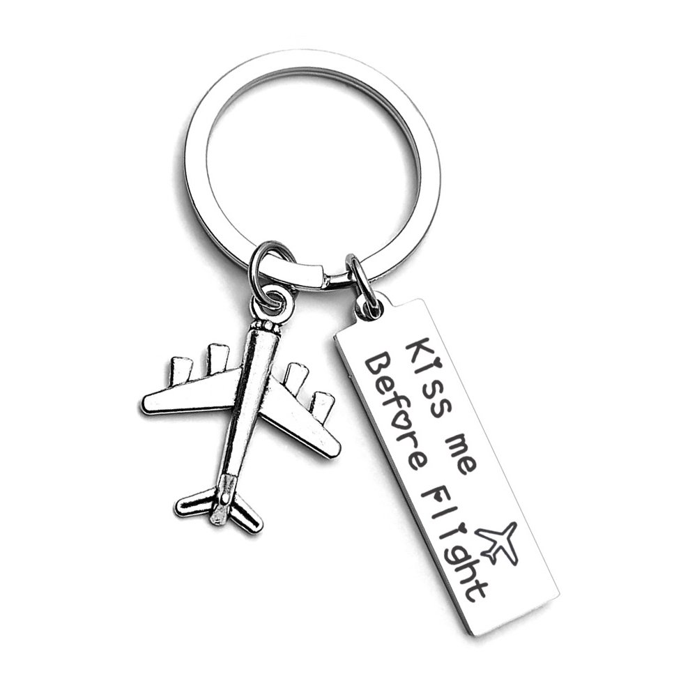 Fly Safe Key Holder Flight Attendants Gift Pilot Aviation Gift Keychain