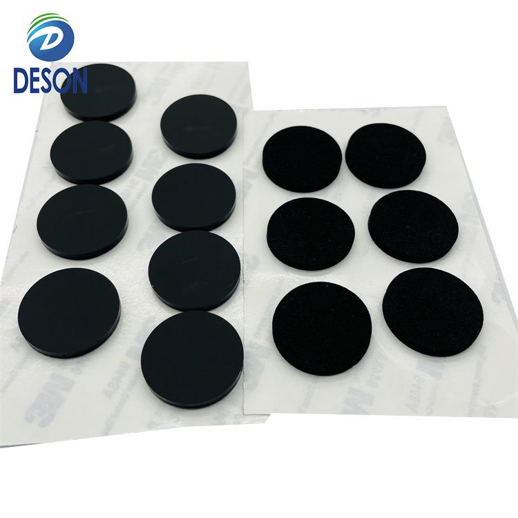 Deson Laptops Bumper Feet Black Rubber Strip High Compatibility Silicon Gaskets Anti-Slip Anti-Scratches Pads