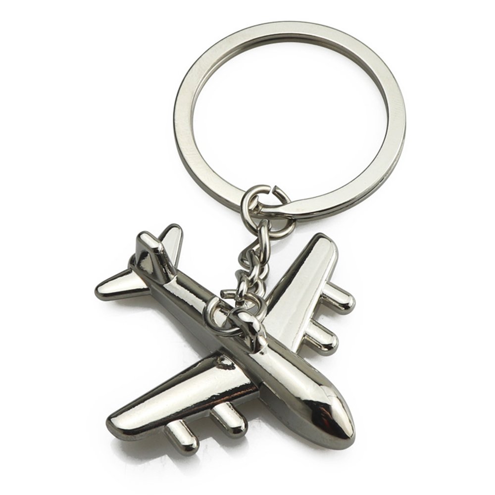 Existing Metal Aircraft Model Keychain Accessories Alloy Commemorative Gift Airplane Shaped Pendant Keychains