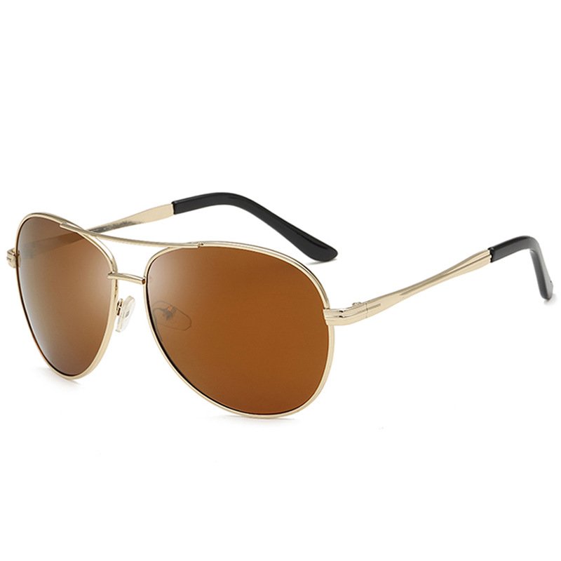 Luxury Designer Men's Aviation Sunglasses Pilot Alloy Frame Polarized Sun Glasses Durable UV Protected Glasses Women Accessory