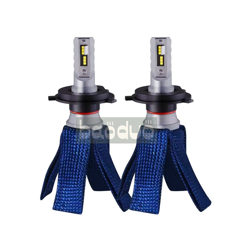 Auto Mini LED Headlight Bulb Car Lighting Copper Belt Dissipation LED Headlight New Condition Good Price H4 50W 10000LM