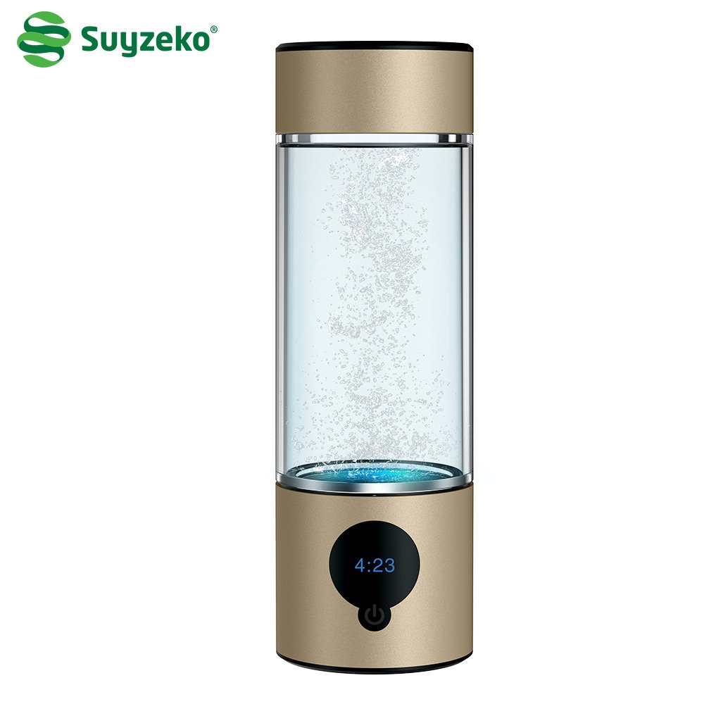 Suyzeko Factory OEM ODM Hydrogen Water Generator with Inhaler 6000ppb Best H2 Portable Hydrogen Rich Water Cup Bottle 5000ppb
