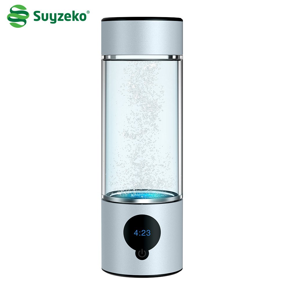 Suyzeko Factory OEM ODM Hydrogen Water Generator with Inhaler 6000ppb Best H2 Portable Hydrogen Rich Water Cup Bottle 5000ppb