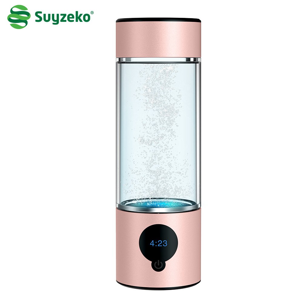 Suyzeko Factory OEM ODM Hydrogen Water Generator with Inhaler 6000ppb Best H2 Portable Hydrogen Rich Water Cup Bottle 5000ppb