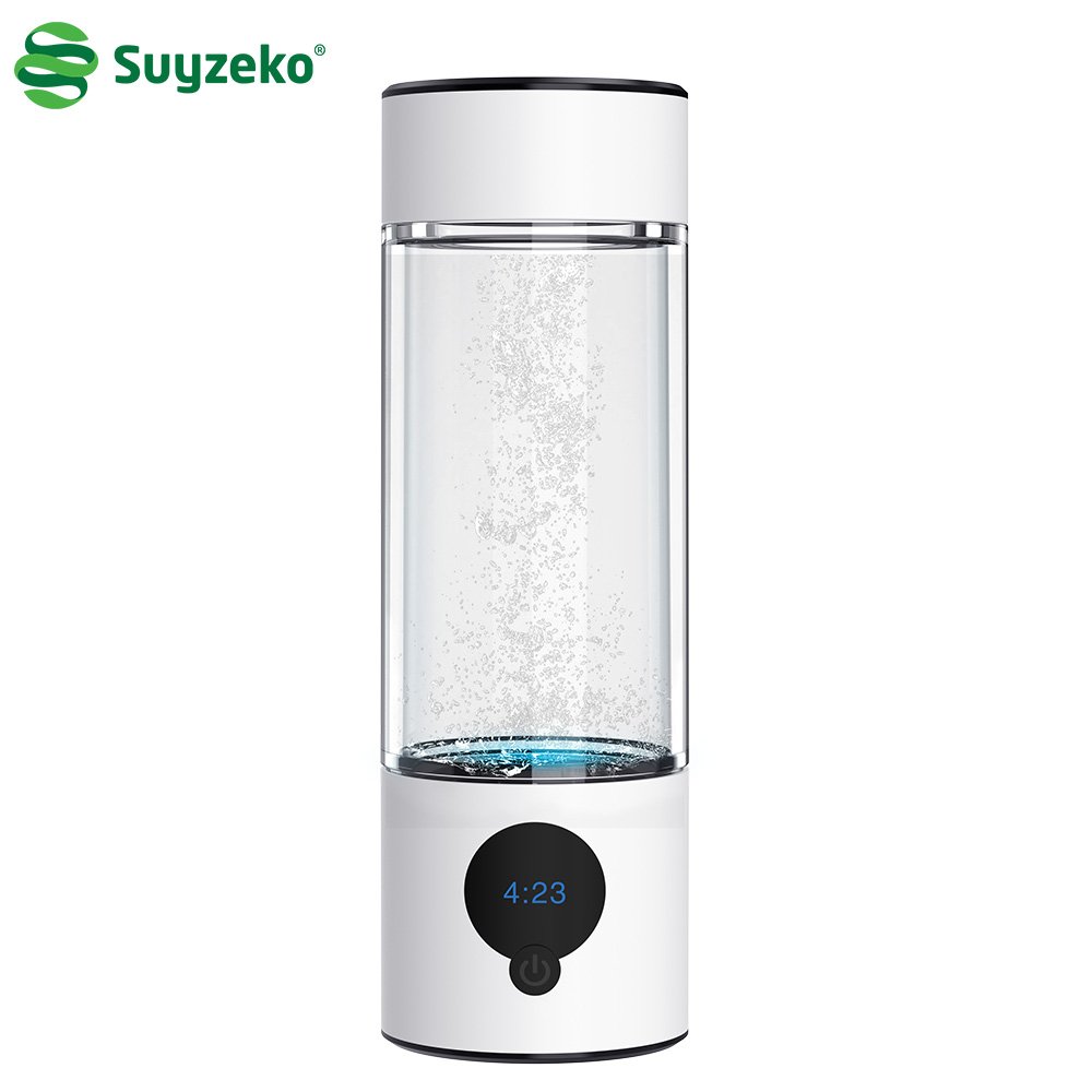 Suyzeko Factory OEM ODM Hydrogen Water Generator with Inhaler 6000ppb Best H2 Portable Hydrogen Rich Water Cup Bottle 5000ppb