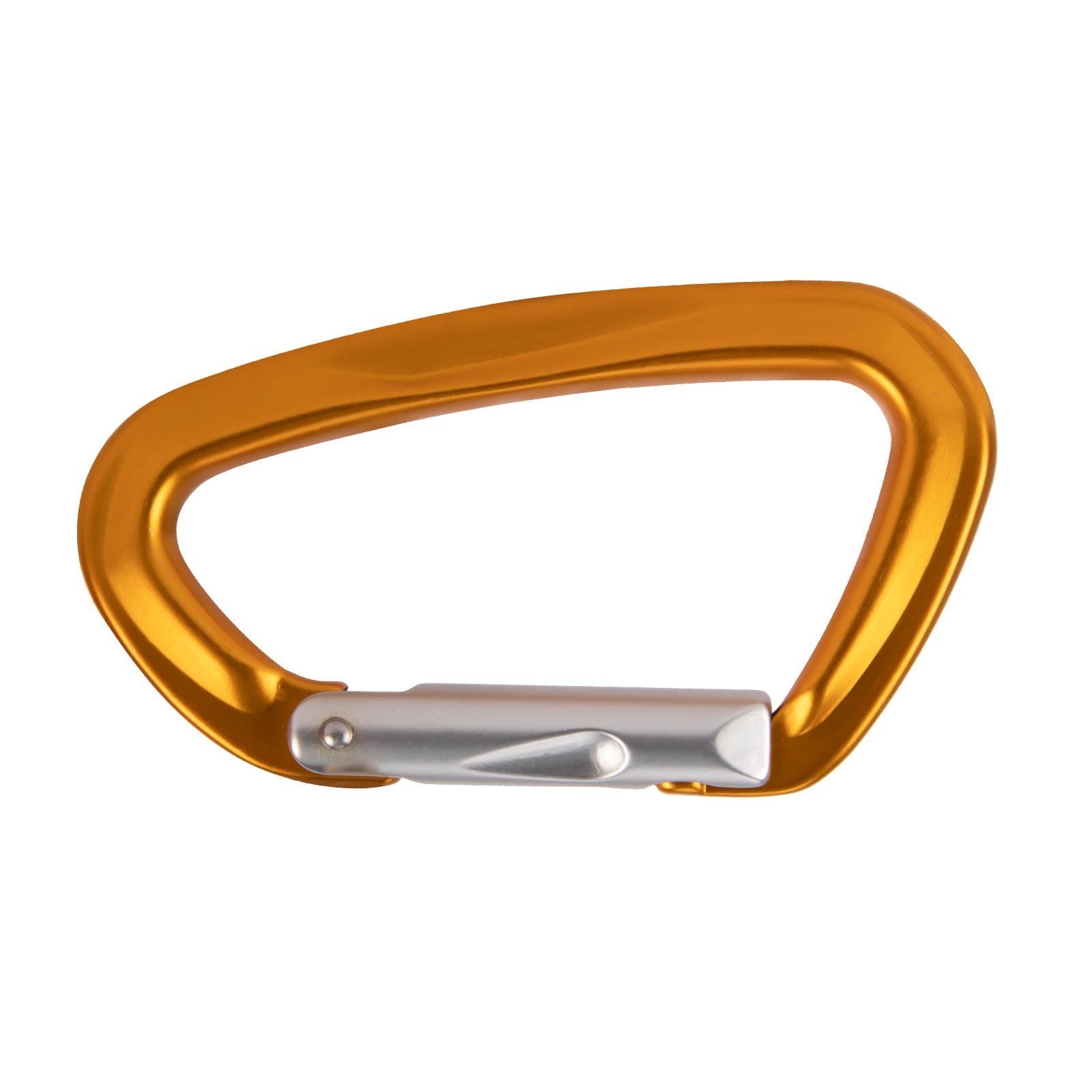 Wholesale Small 12KN Carabiner D Shape Climbing Snap Hook Customized LOGO and Color Aviation Aluminum Alloy