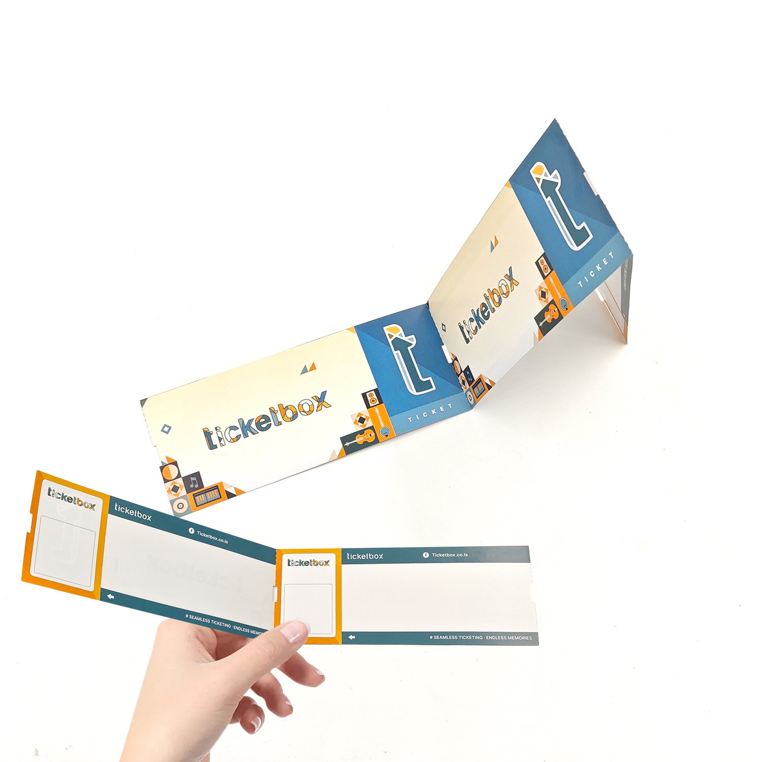 Custom Printing Tourist Attraction Ticket Thermal Coated Cardboard Flight Event Ticket Airline Boarding Pass Paper Flight Ticket