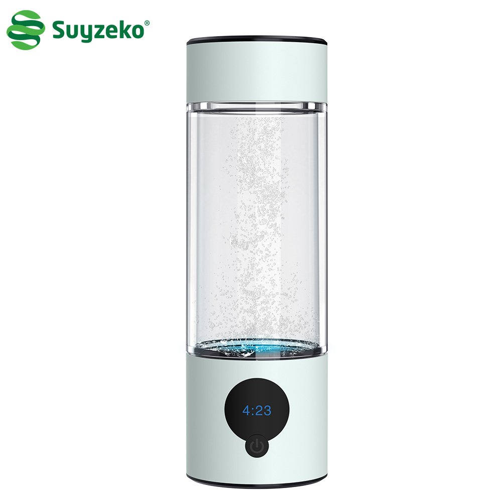 Suyzeko High Quality H2 Rich Water Cup PEM Electrolyzer 3:1 Hydrogen Generator 6000ppb Inhaler for Cars and RVs