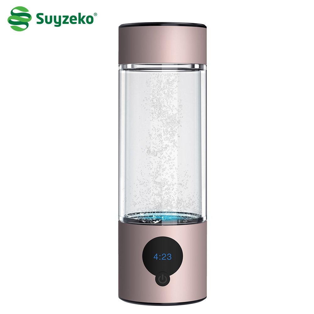 Suyzeko High Quality H2 Rich Water Cup PEM Electrolyzer 3:1 Hydrogen Generator 6000ppb Inhaler for Cars and RVs