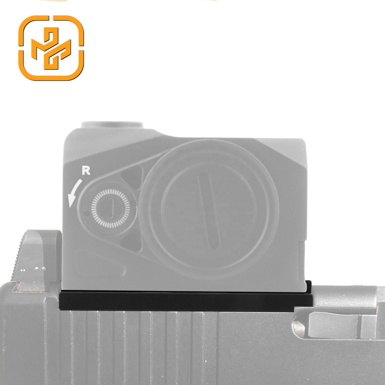 Focuhunter Optics Hunting Accessories MOS to A-RO Footprint Tactical Sight Mounting Hard Anodized Red Dot Sight Plate Adapter