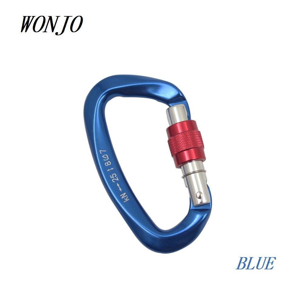 Carabiner D Type Carabiner Hook Customized LOGO and Color 7075 Aviation Aluminum Alloy