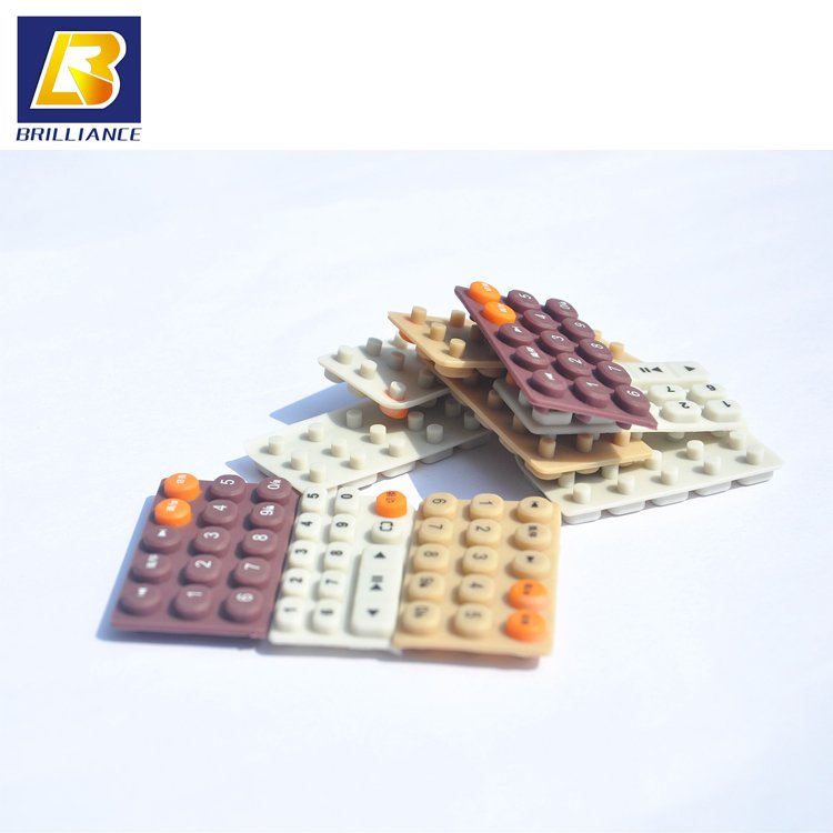 Factory Custom Silicone Button Cover for Calculator POS Switch Button Skin, China OEM Custom Rubber Silicone Sleeve Parts