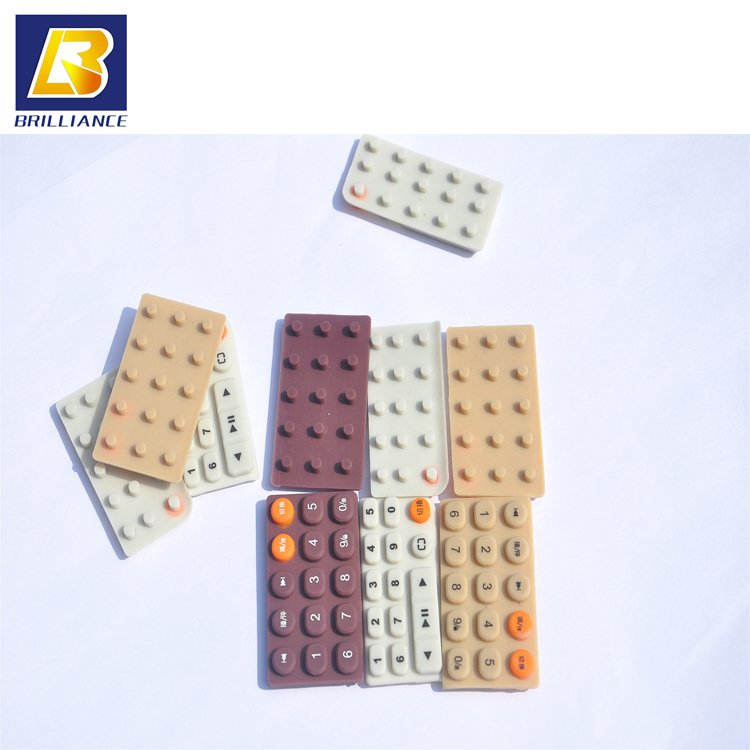 Factory Custom Silicone Button Cover for Calculator POS Switch Button Skin, China OEM Custom Rubber Silicone Sleeve Parts