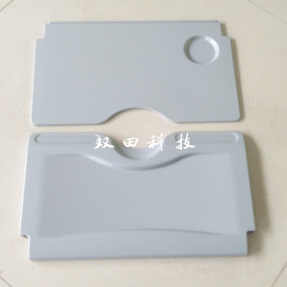 Factory Custom Retardent Plastic Folding Hideaway Dining Table Used in Plane, Vacuum Forming PC Plastic Aviation Interior Parts