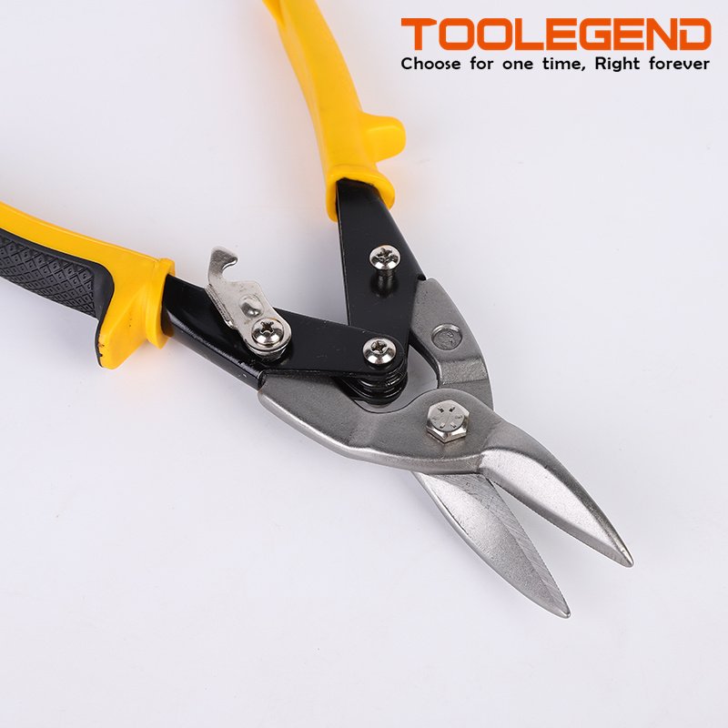 High Quality Aviation Tin Snip for Cutting Steel ALLOY Chrome Vanadium Material Professional Red Aviation Tin Snips