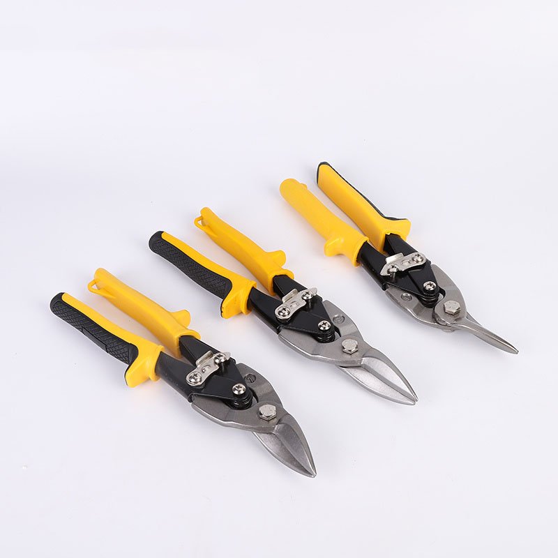 High Quality Aviation Tin Snip for Cutting Steel ALLOY Chrome Vanadium Material Professional Red Aviation Tin Snips