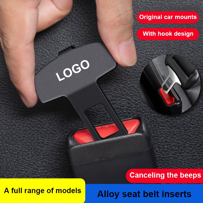 Auto Seat Belt Extender and Car Safty Plugs With All Car Logo Car Seat Belt Buckle