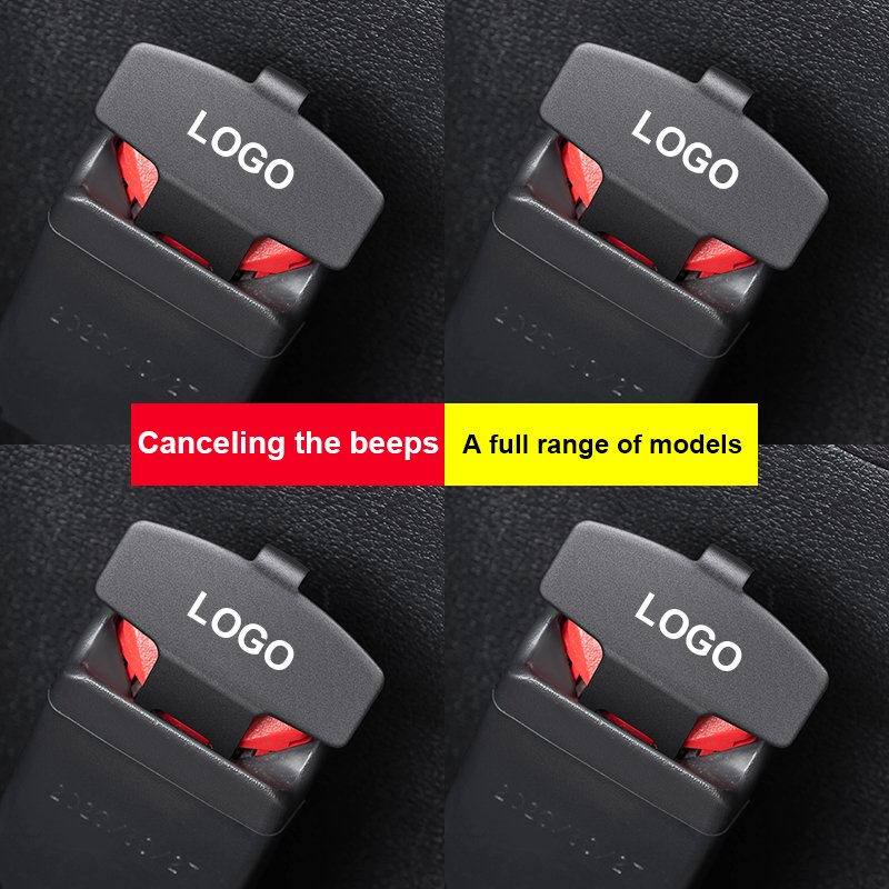 Auto Seat Belt Extender and Car Safty Plugs With All Car Logo Car Seat Belt Buckle