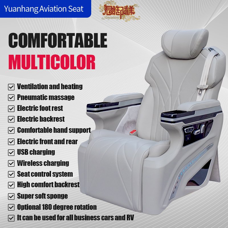 Mpv New Design Custom Car Accessories Leather Auto Design Custom Luxury Aviation Seat Car Seat Automobile Modification