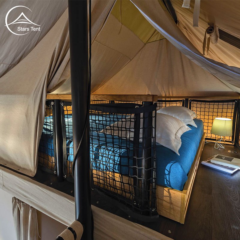 Outdoor Glamping Safari Camping Tent Prefab Houses Modern Villas