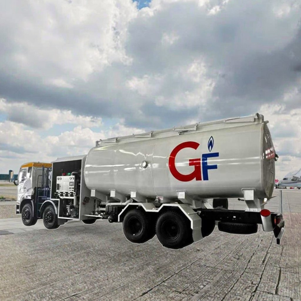 Factory Price Dongfeng 8X4 25cbm Pressure Aircraft Refueling Truck Oil Tanker Truck Oil Refueling Tank
