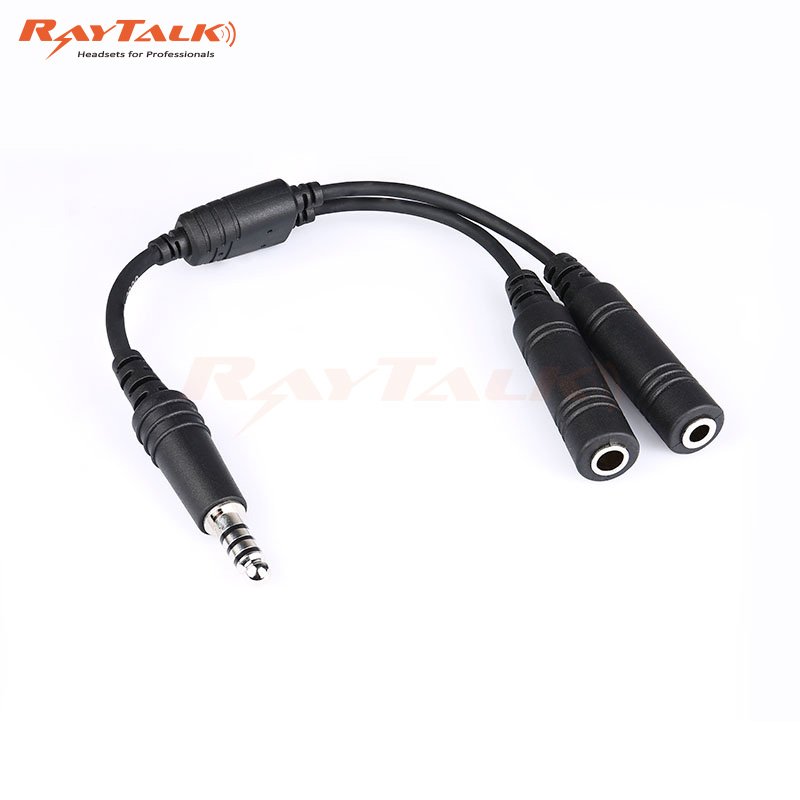 CB-11 Aviation Helicopter U-174/U Plug Headset Extension Cable Essential Accessory for Headphones