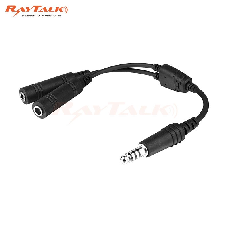 CB-11 Aviation Helicopter U-174/U Plug Headset Extension Cable Essential Accessory for Headphones