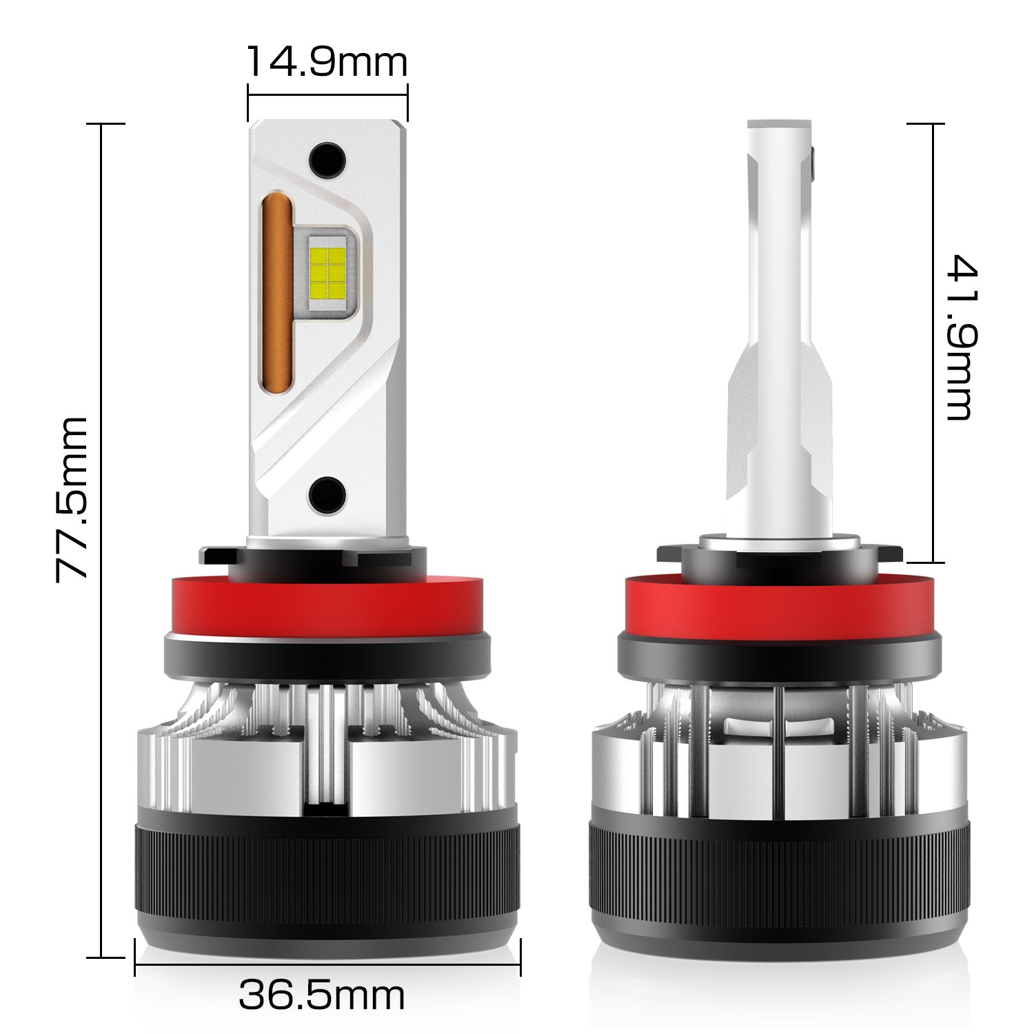 Gview 7 Inch Led Bulbs IP68 Waterproof Rate Led Headlight Bulbs Led Light for Car Accessories Parts G12 20000 Lumens 55 Watts