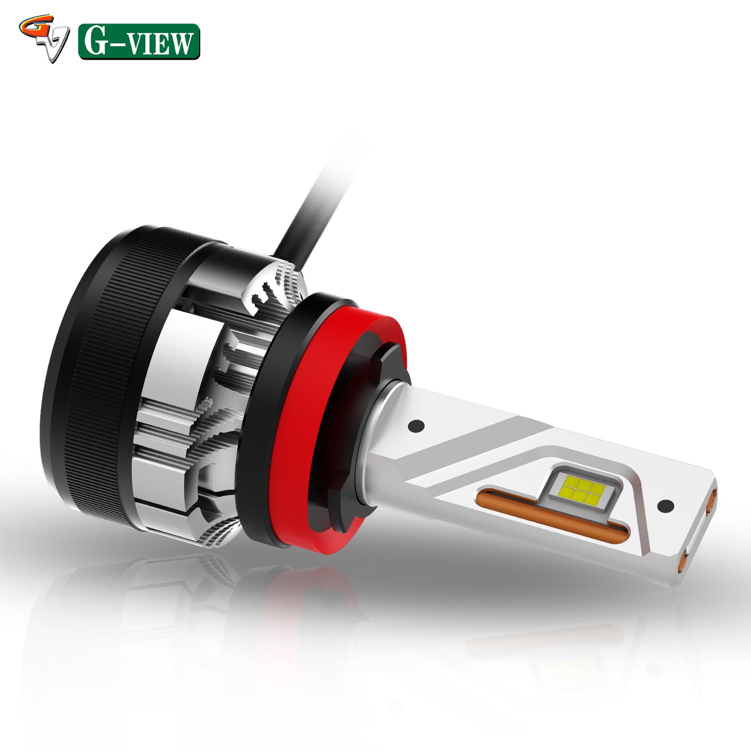 Gview 7 Inch Led Bulbs IP68 Waterproof Rate Led Headlight Bulbs Led Light for Car Accessories Parts G12 20000 Lumens 55 Watts
