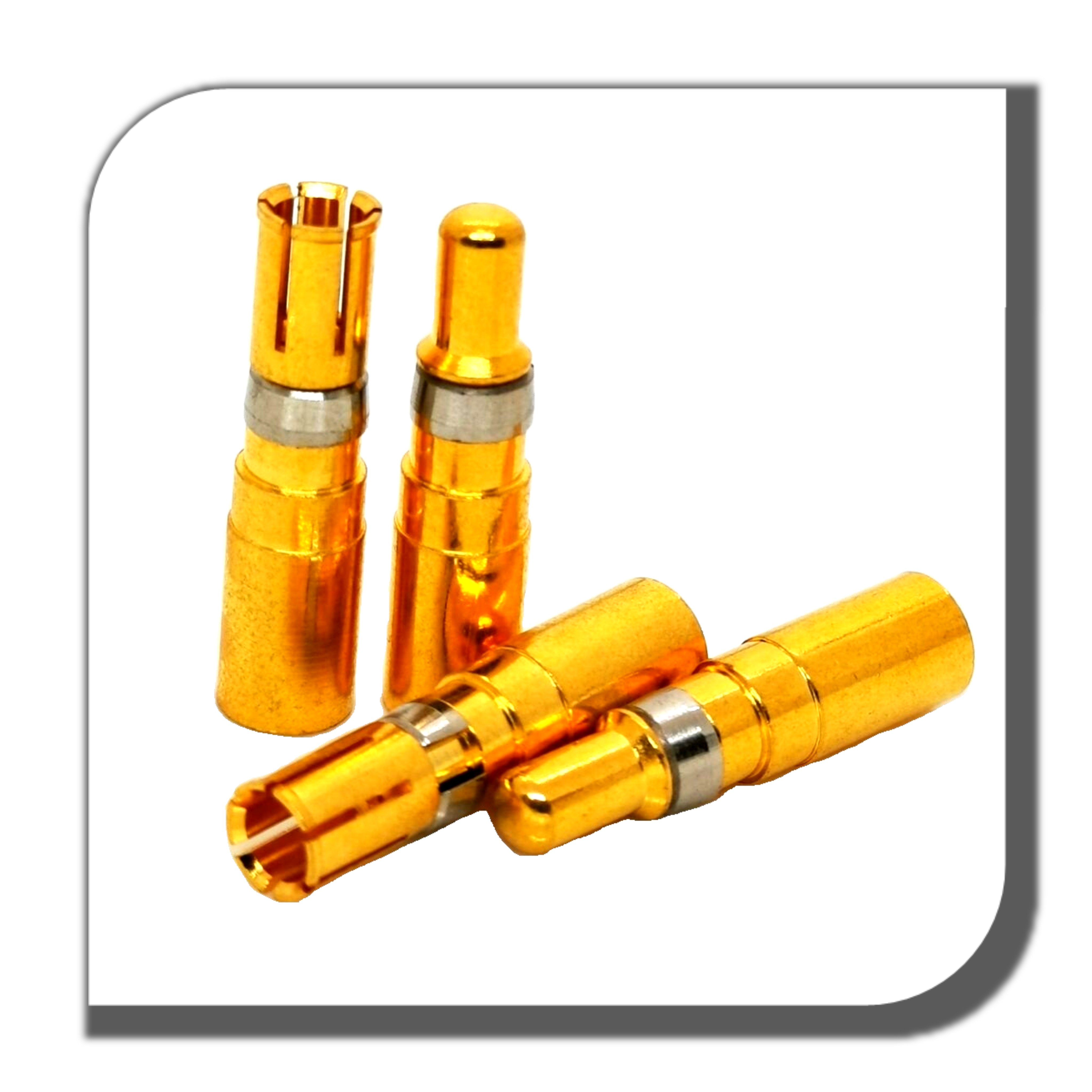 Connector Accessories tellurium copper pin of PCB connection for Aviation connector