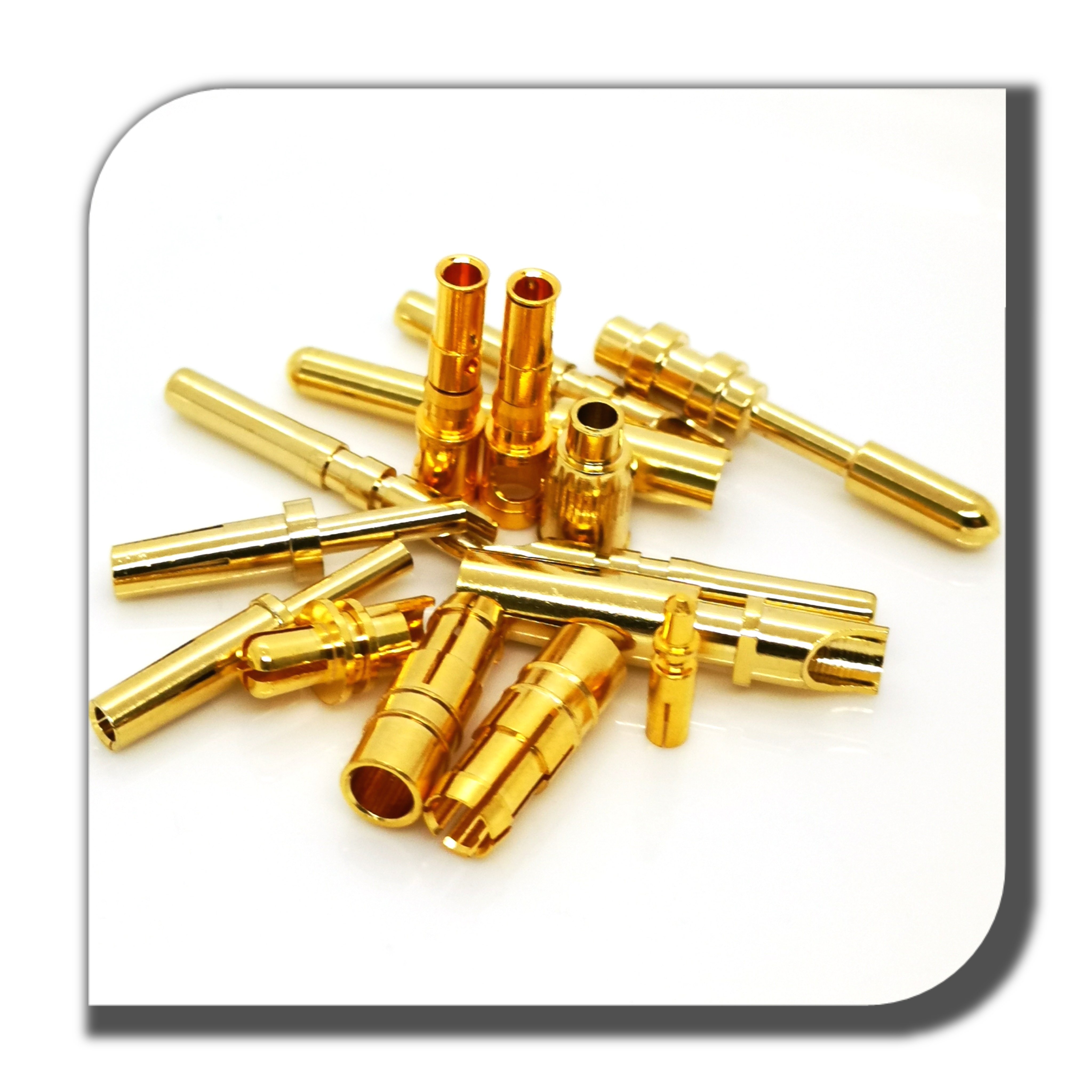 Connector Accessories tellurium copper pin of PCB connection for Aviation connector