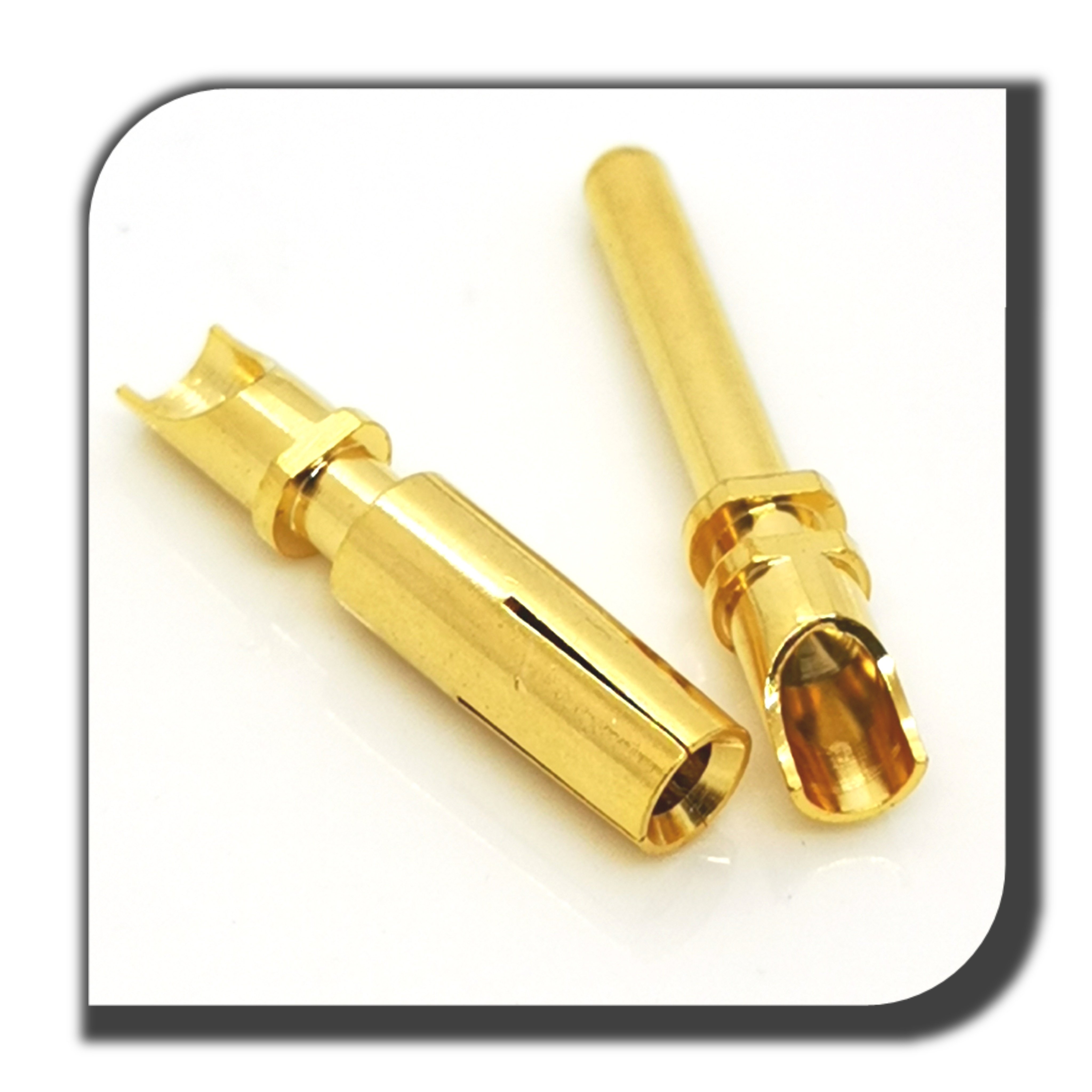 Connector Accessories tellurium copper pin of PCB connection for Aviation connector