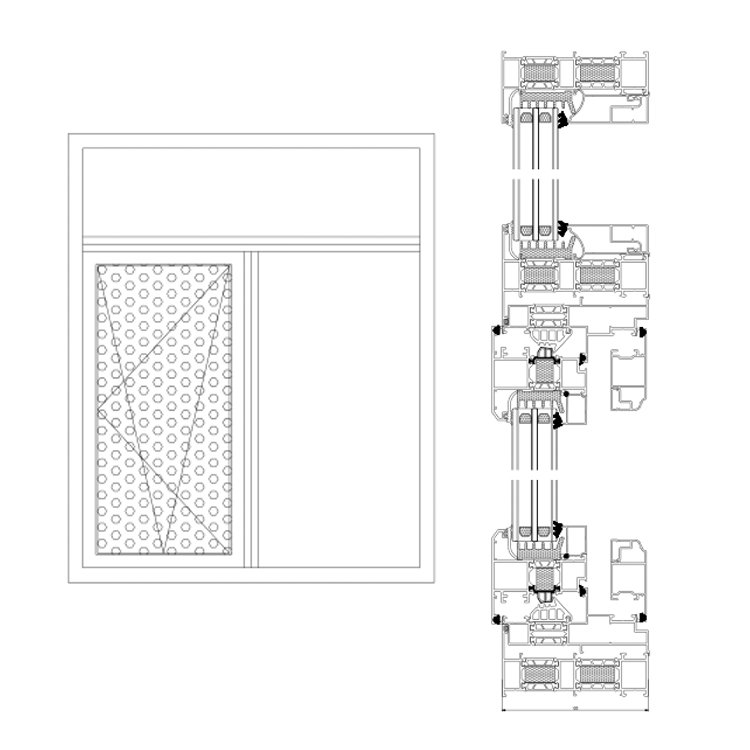 China High Quality Modern Design Aluminum Window Casement windows